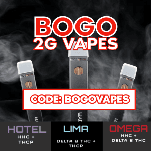 BOGO 2 Gram Disposable Vape Sale - HHC | Delta 8 | THCP