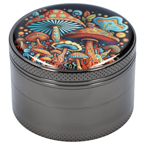 DHC 63mm Chrome w/ Psychadelic Mushroom Grinder