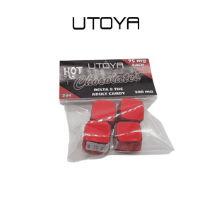 Delta 8 Chocolate Squares | 75 mg Each