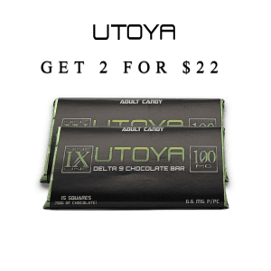 Delta 9 Chocolate Bar 100 mg | 2 For $22 Special!