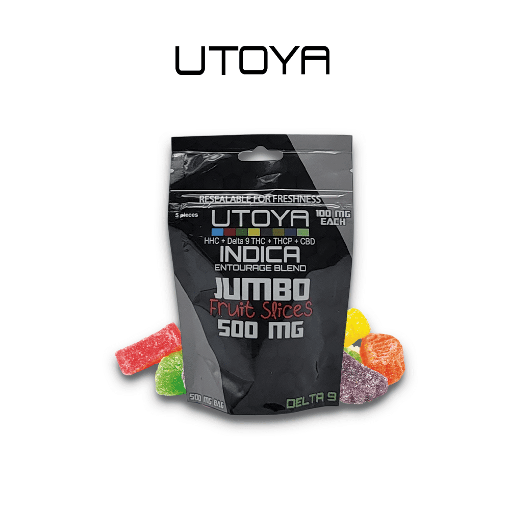 Delta 9 THC Gummies | Jumbo Fruit Slice Candy | 100mg Each