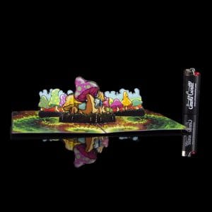 Dirty Pop Pop-Up Greeting Card - Trippin' Shrooms