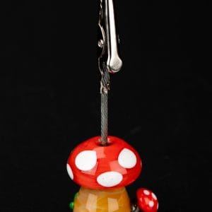 Empire Glassworks Mushroom Alligator Clip