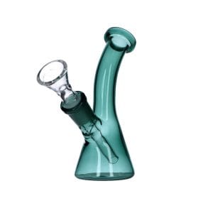 Everyday Essentials 5" Bent Neck Beaker Water Pipe - Teal