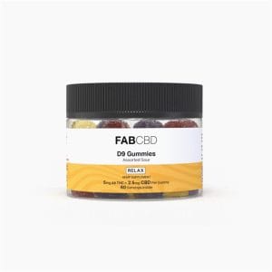 FABCBD Delta 9 Gummies - Sour Assorted / 5mg D9 Per Serving / Single