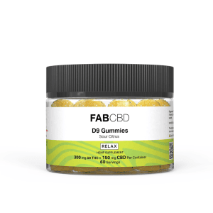 FABCBD Delta 9 Gummies - Sour Citrus / 5mg D9 Per Serving / Single