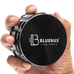 GA Grinder GA 3" silver anodized herb griÉ