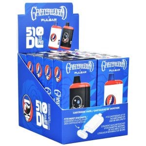 Grateful Dead x Pulsar 510 DL 2.0 Pro Auto-Draw VV Vape Bar | 1000mAh - Assorted Designs / 10pc Display