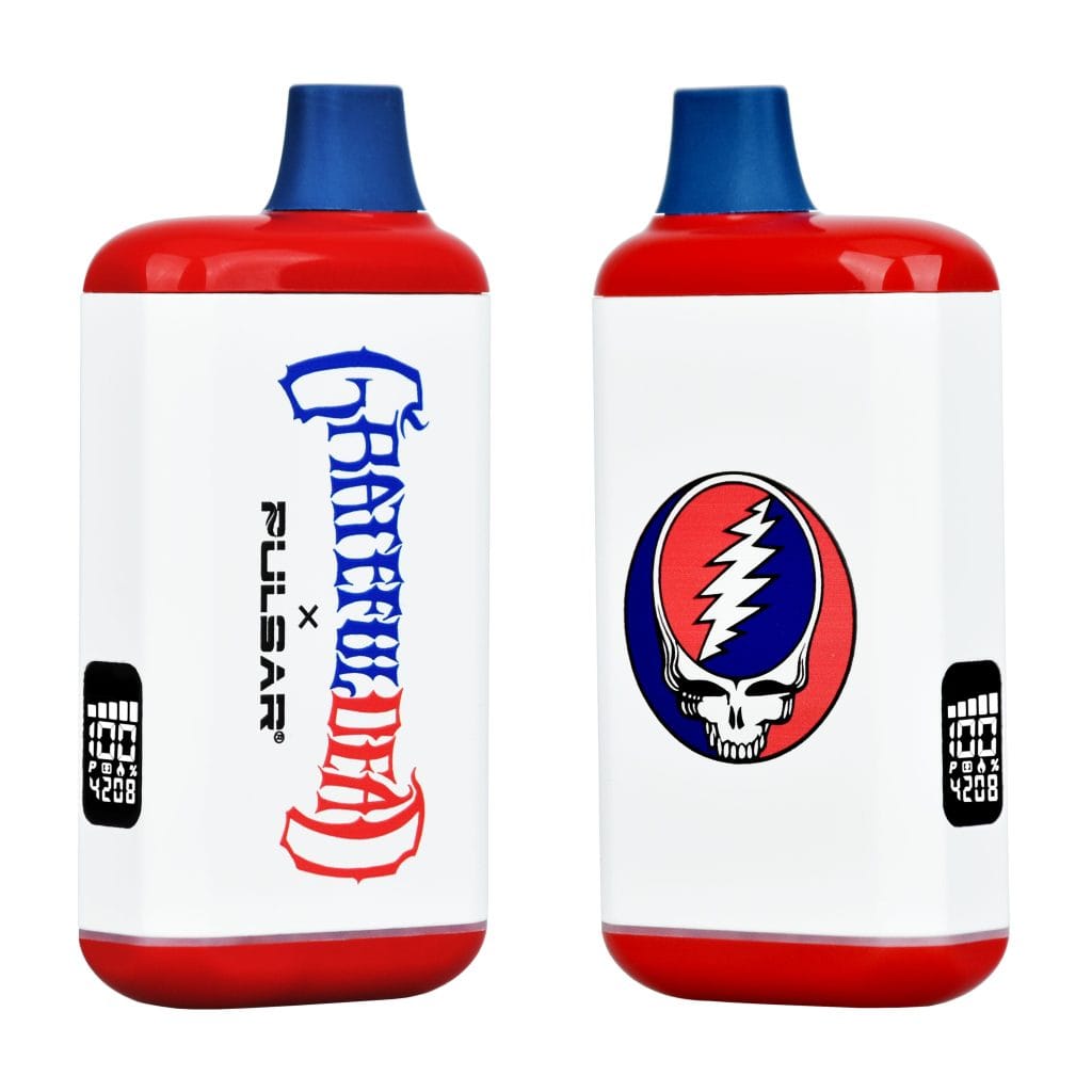 Grateful Dead x Pulsar 510 DL 2.0 Pro Auto-Draw VV Vape Bar | 1000mAh - Steal Your Face / Individual