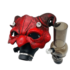 Halloween Style Gas Mask Bong Mask Hookah - Devil