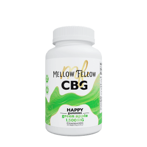 Happy CBG Gummies - 1500mg - Green Apple
