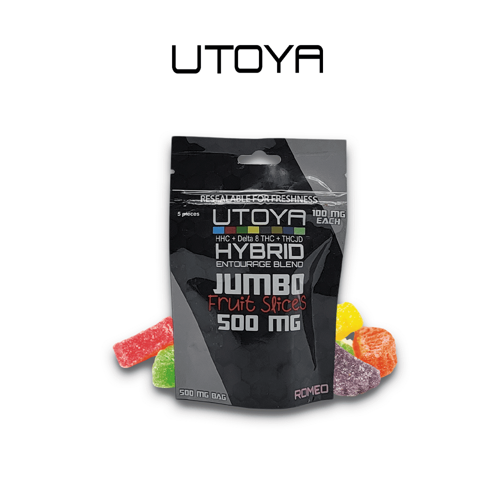 Hybrid THC Gummies Jumbo Fruit Slice Candy (THCJD)