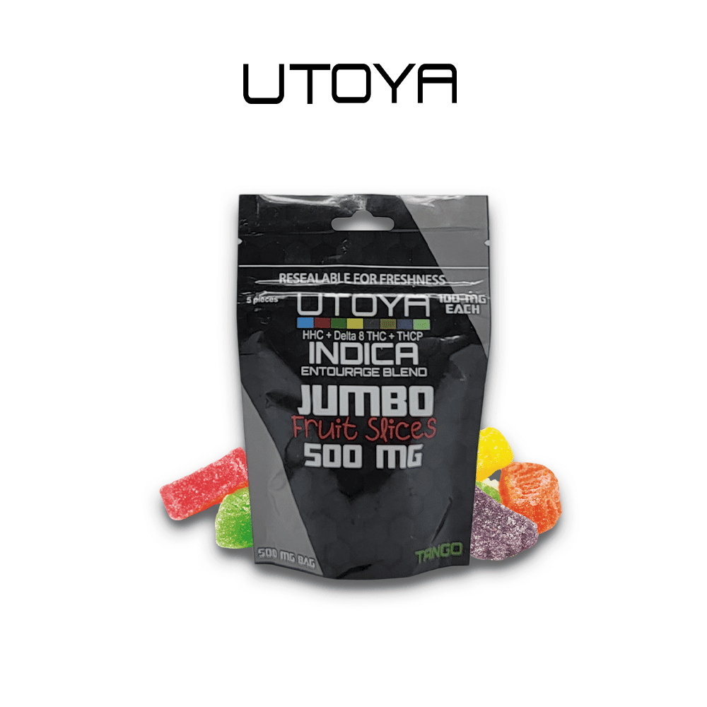 Indica THC Gummies Jumbo Fruit Slice Candy (THCP)