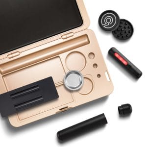 M.L.T.9 Portable Rolling Tray Survival Kit - Gold