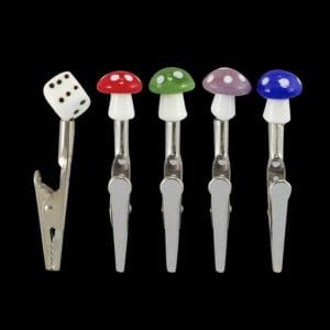 Memo Clips Mushrooms & Dice - 50 Pack