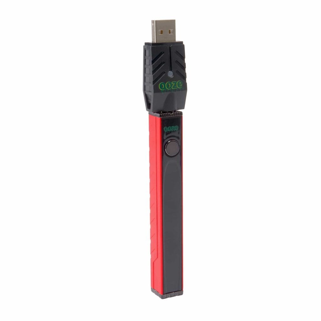 Quad 2 - 500 mAh Square 510 Vape Battery - Ruby Red