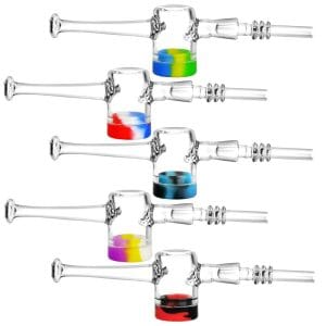 Reclaimer Dab Straw - 7.5" / Colors Vary - Quartz