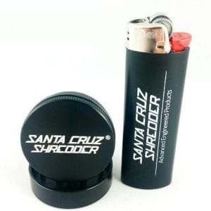 Santa Cruz Shredder 2 Piece Mini Grinder - Black