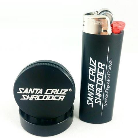 Santa Cruz Shredder 2 Piece Mini Grinder - Black