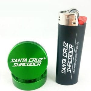 Santa Cruz Shredder 2 Piece Mini Grinder - Green