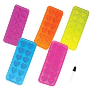 Silicone Heart Ice Cube Tray - Random Color