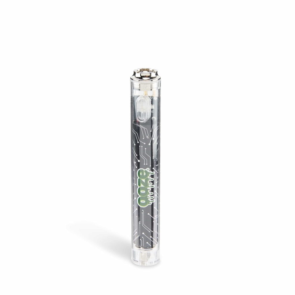 Slim Clear Series Transparent 510 Vape Battery - Panther Black