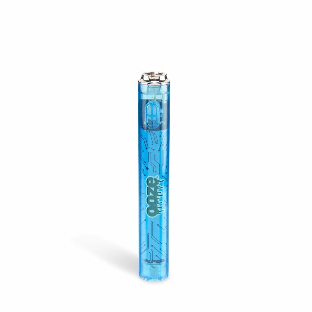 Slim Clear Series Transparent 510 Vape Battery - Sapphire Blue