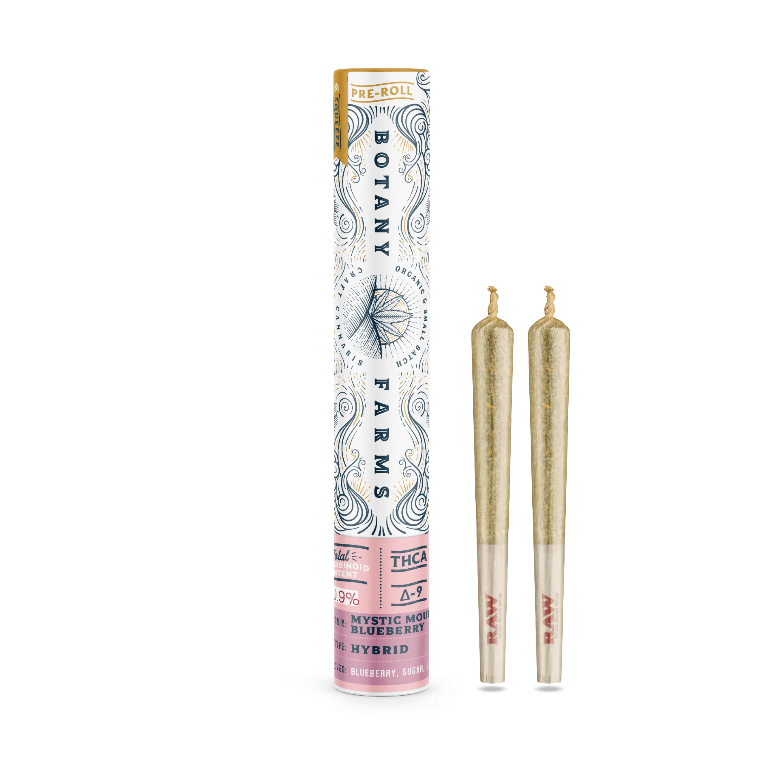 THCA Mystic Mountain Blueberry Pre-Roll (2 Half Grams)