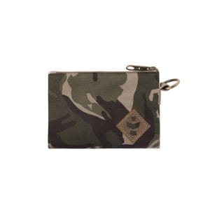 The Mini Broker - Smell Proof Zippered Small Stash Bag - Camo Brown