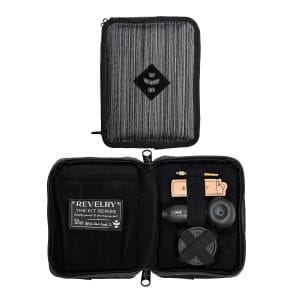 The Pipe Kit - Smell Proof Kit - Striped Dark Grey