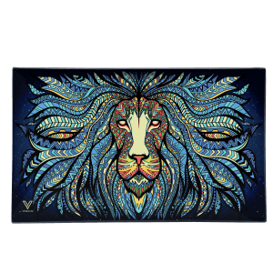 V-Syndicate Glass Rolling Trays - Medium / Tribal Lion