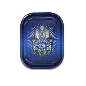 V-Syndicate Metal Rolling Trays - Small / Hamsa Blue