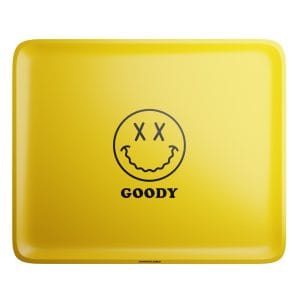 Yellow Big Face Rolling Tray - Large