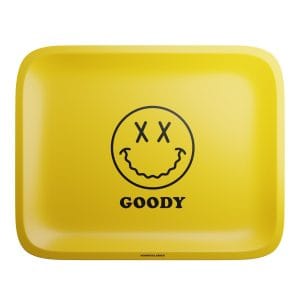 Yellow Big Face Rolling Tray - Small