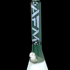 AFM Glass Quasar Glass Beaker Bong - Smokey/ Ivory