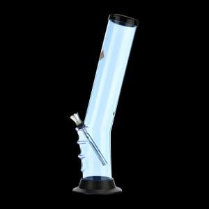 Acrylic Layback Bong with Raised Grip and Carb Hole