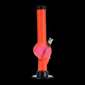 Acrylic Straight Tube Alien Base Bong