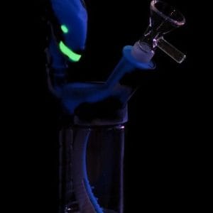 Alien Spine Silicone Glass Water Pipe