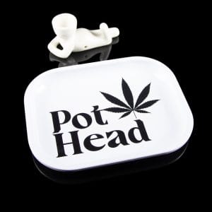 Art of Smoke Pothead Pipe and Rolling Tray