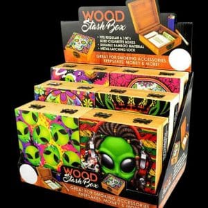 Bamboo Stash Box - 6 Pack