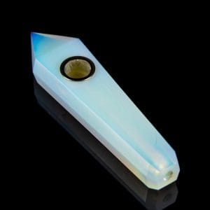 Blunt Babe Trays Opalite Crystal Gemstone Hand Pipe