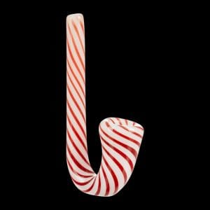 Candy Cane Sherlock Pipe