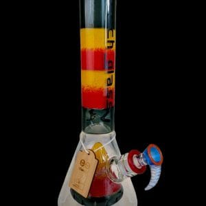 Cheech Glass Color Frit Beaker Water Pipe