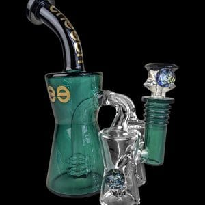 Cheech Glass Double Recycler Water Pipe
