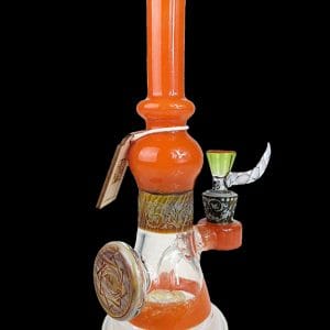 Cheech Glass Full Color Sand Blasted Water Pipe