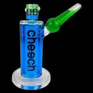 Cheech Glass Glycerin Double Bubbler Water Pipe