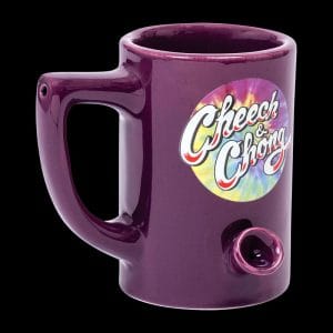 Cheech & Chong Wake & Bake Ceramic Mug Pipe - Tie-Dye