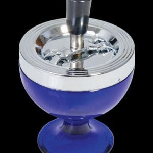 Cobalt Blue Glass Spinner Ashtray