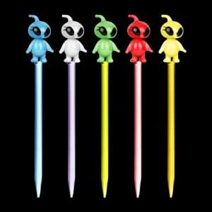 Cute Femme Alien Glass Dab Tool