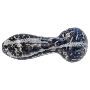 DHC 3-inch Glass Fumed Swirl Hand Pipe - Blue